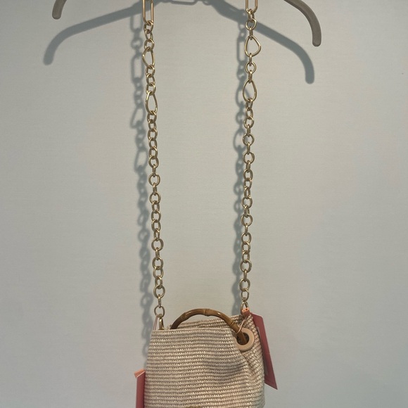 Cult Gaia Cream Mini Bag with Gold Chain - Picture 5 of 14